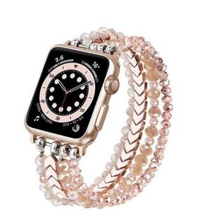 Arrow Beaded Apple Watch Elastic Band